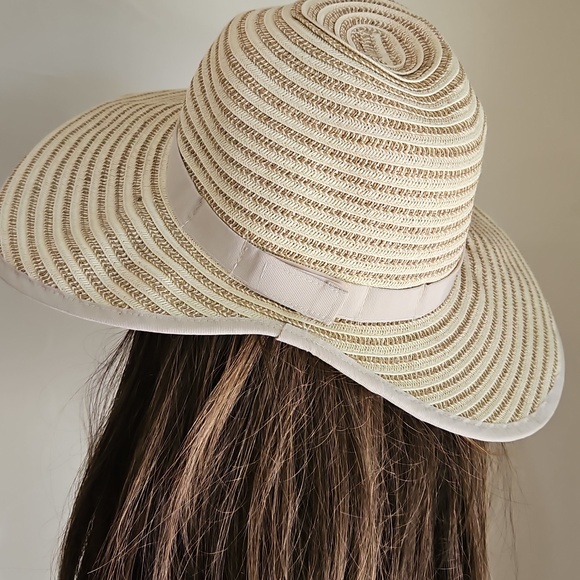 Scala Cream 5 Inch Brim Hat Derby Tea‎ Church main image 6
